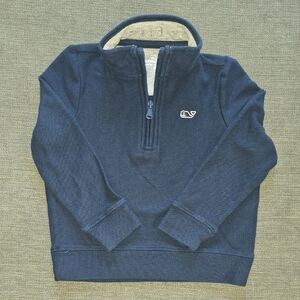 Vineyard Vines Blue Saltwater Quarter Zip (youth)